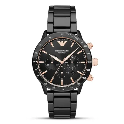 Emporio Armani Men's Chronograph Black Dial Men's Watch